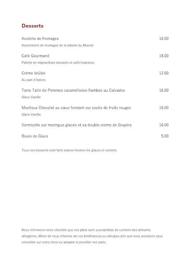 Menu_La Brasserie de l' épée_Fribourg_image_4