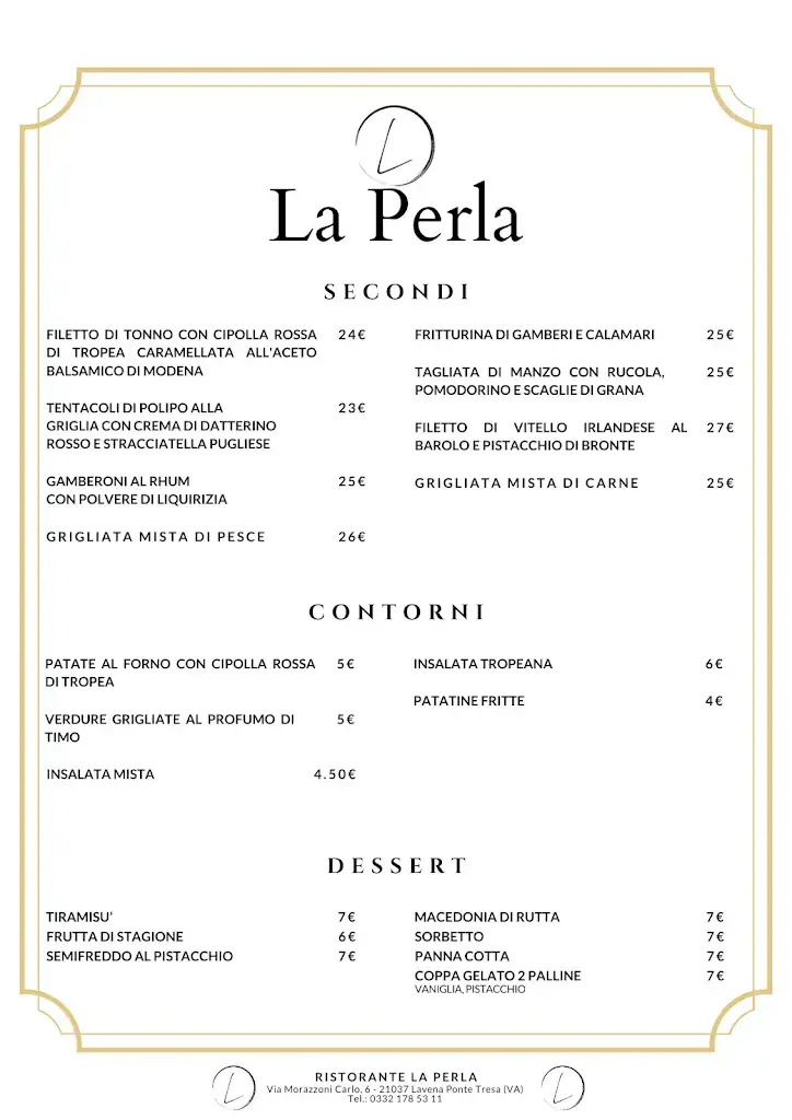 Menu_Ristorante La Perla_Italy_image_4