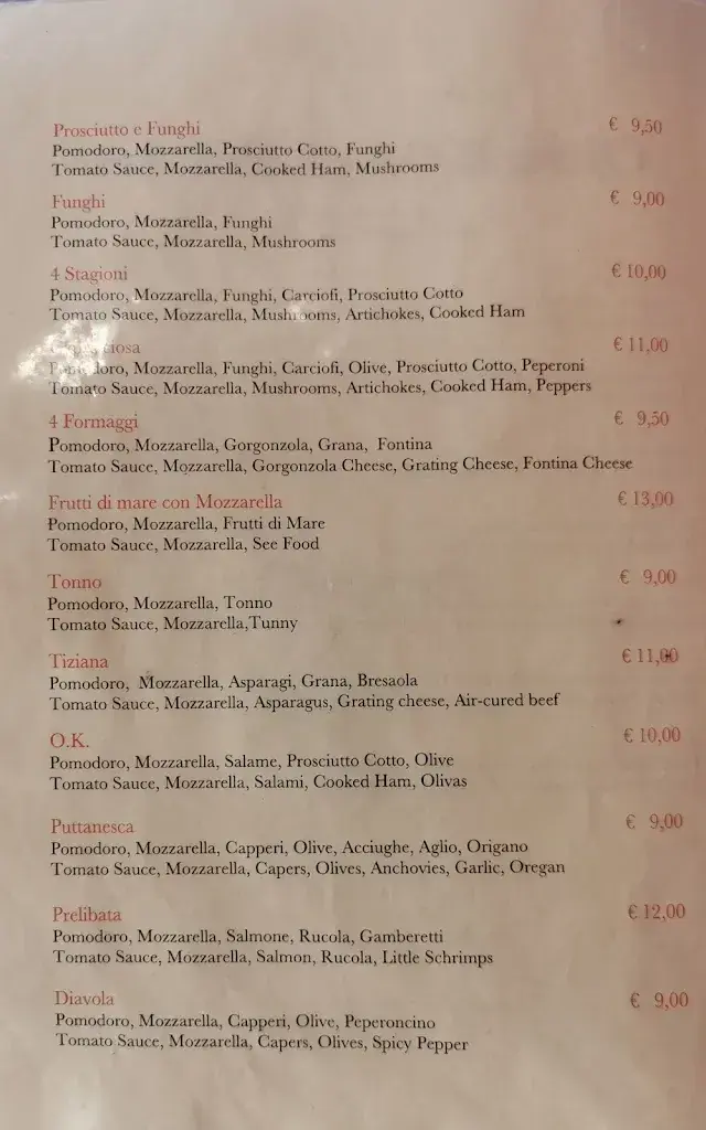 Menu_Okay Ristorante Pizzeria_Italy_image_2