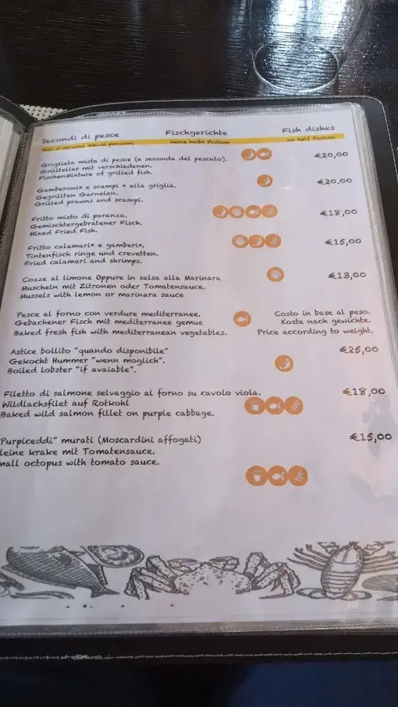 Menü_Ristorante dal Pescatore_Italy_Bild_3