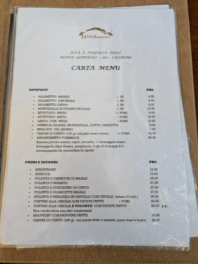 Grotto Balduana ristorante a Castel San Pietro