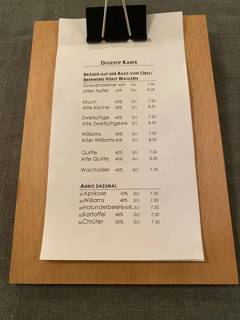 Menu_Restaurant Bären_Schwarzenburg_immagine_3