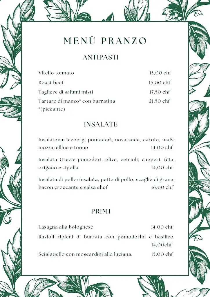 La Quercia - Bar Osteria restaurant in Mendrisio