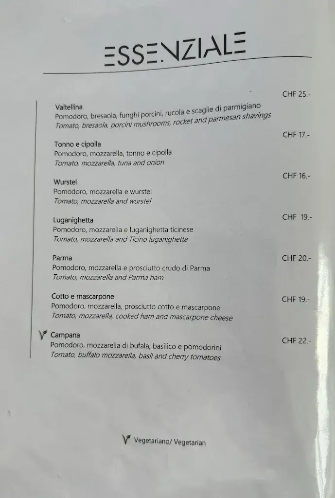 Menu_Essenziale Restaurant and Pizza_Mendrisio_image_3