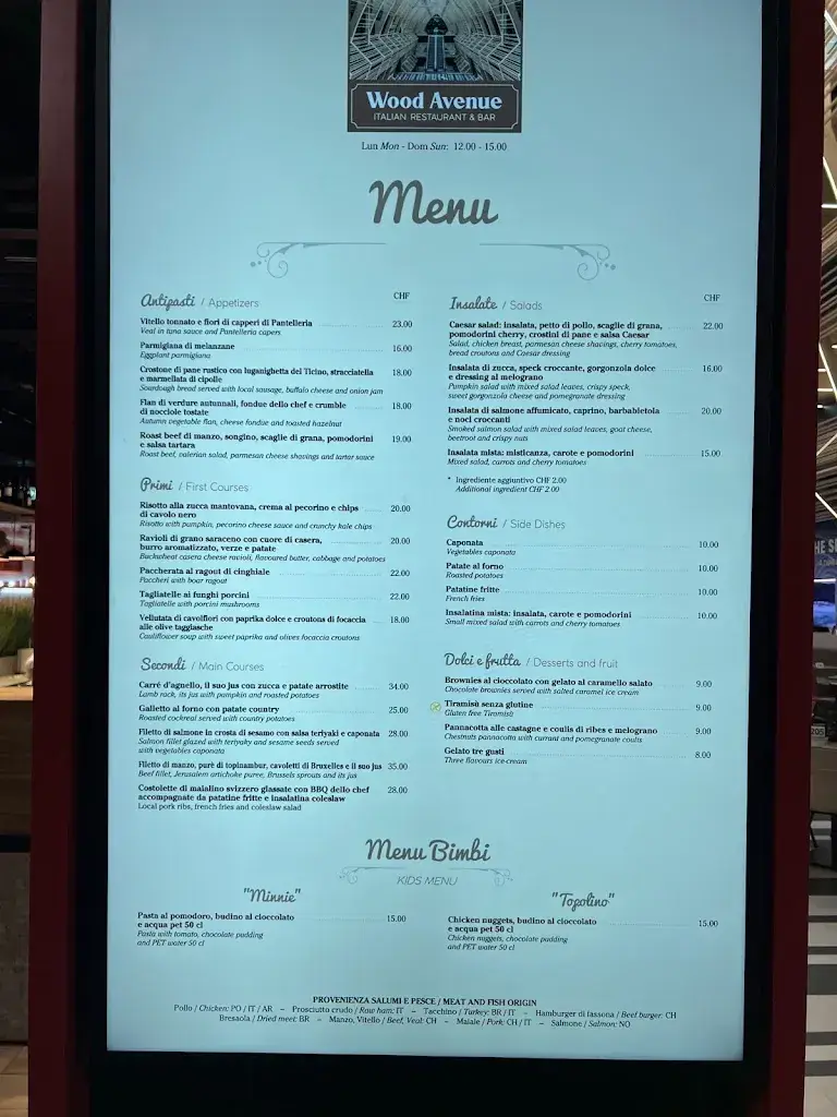 Menu_Wood Avenue - Italian Restaurant & Bar_Mendrisio_image_2
