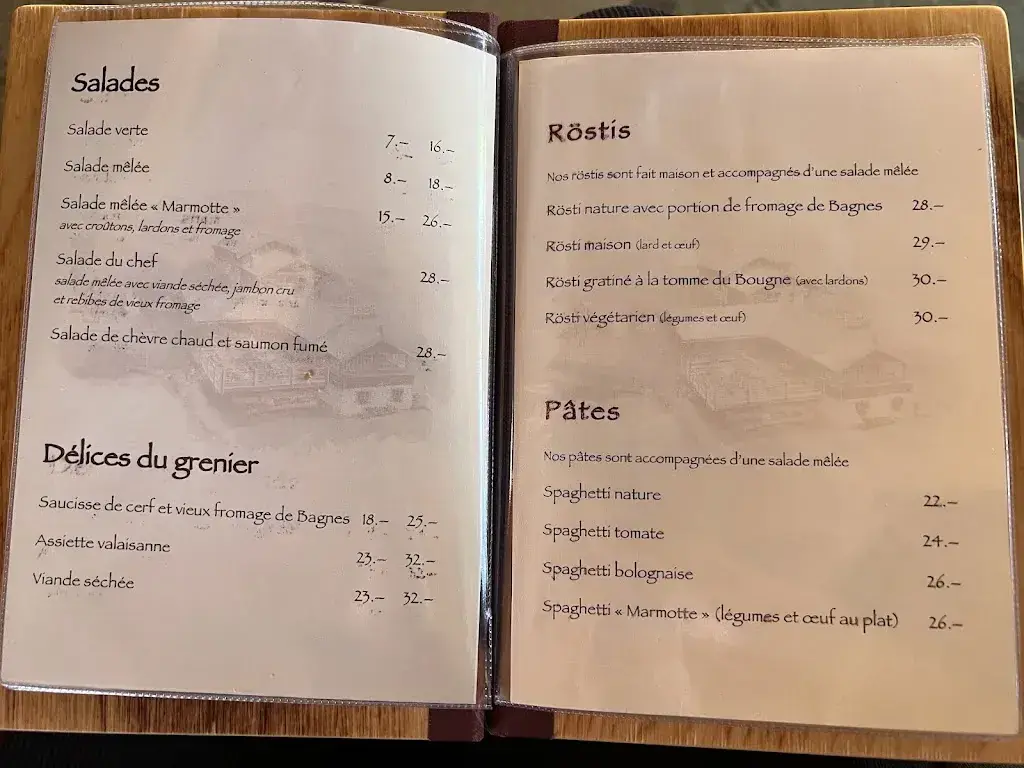 Menu_Restaurant La Marmotte_Verbier_image_3