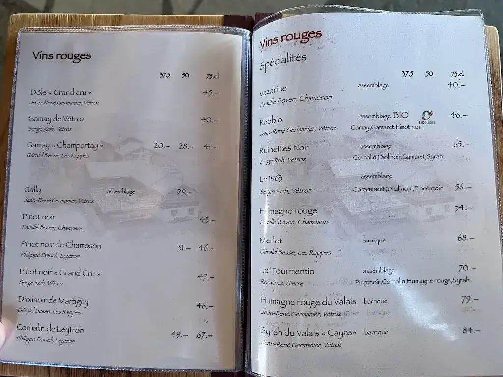 Menu_Restaurant La Marmotte_Verbier_image_4