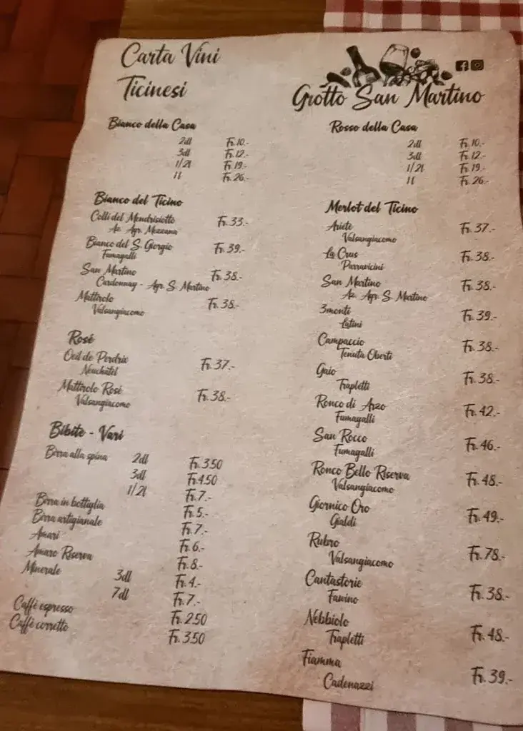 Menu_Grotto San Martino_Mendrisio_image_2