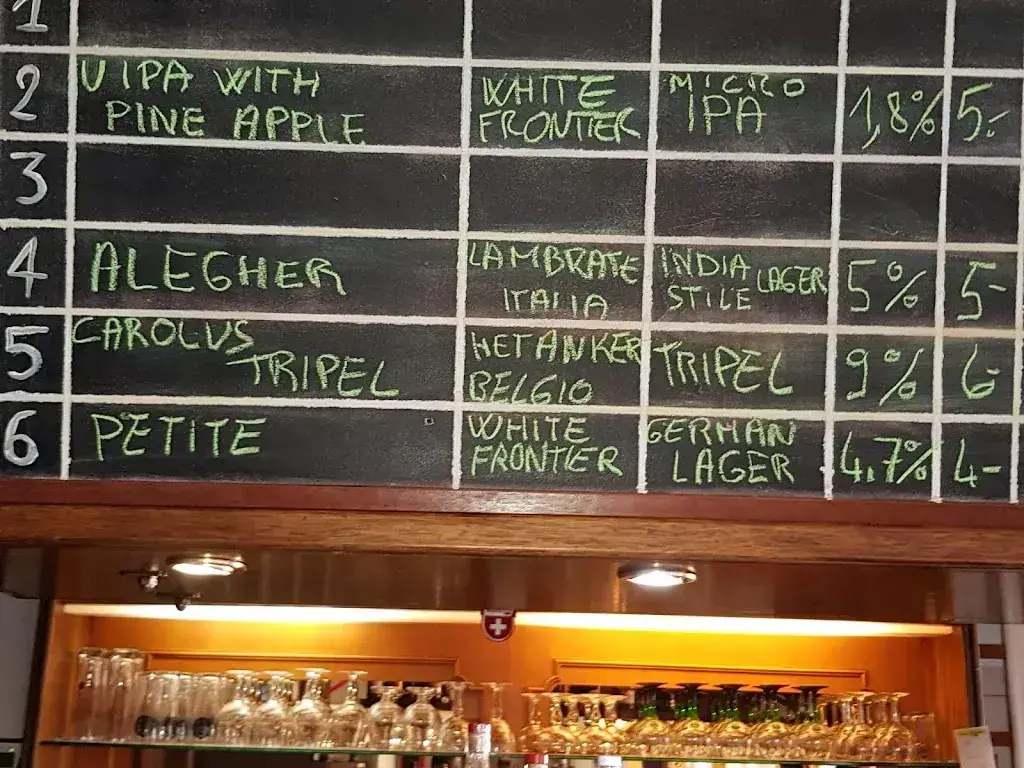 Birreria Növ Matag restaurant in Mendrisio