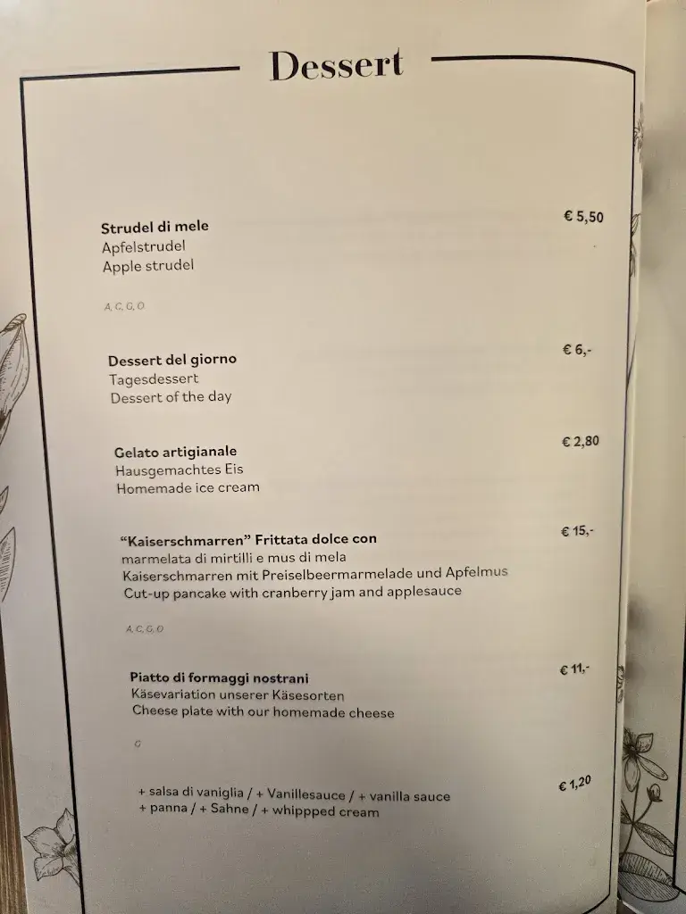 Menu_Malga Schgaguler Schwaige_Italy_image_2