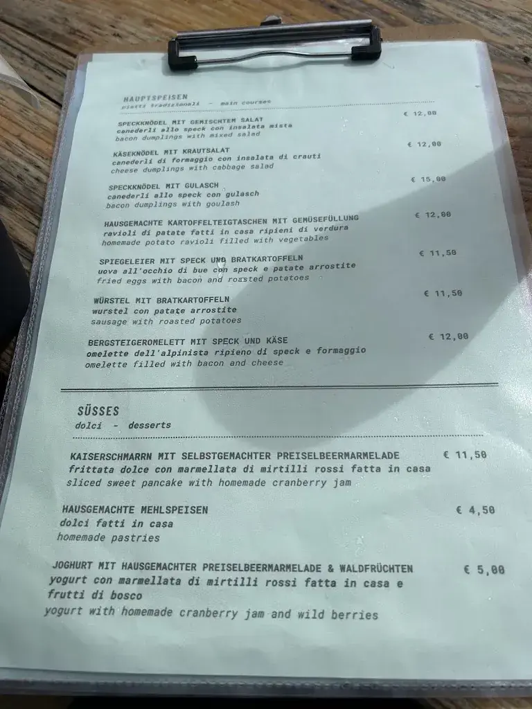 Malga Sattler Schwaige restaurant à Italy