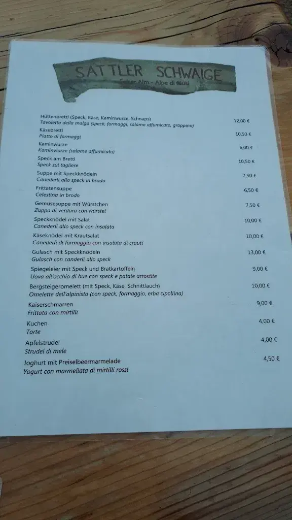 Menu_Malga Sattler Schwaige_Italy_image_3