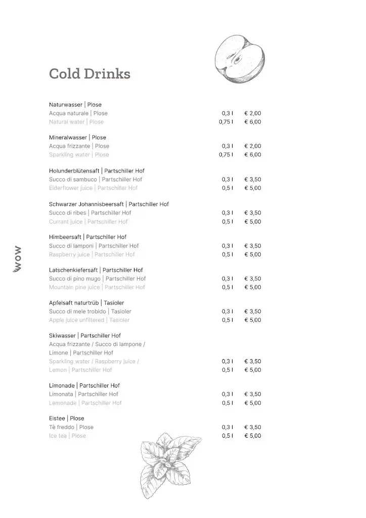 wild o’williams restaurant in Italy