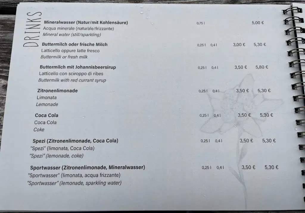 Menu_Edlweiß Hütte - Baita Edlweiß_Italy_image_2