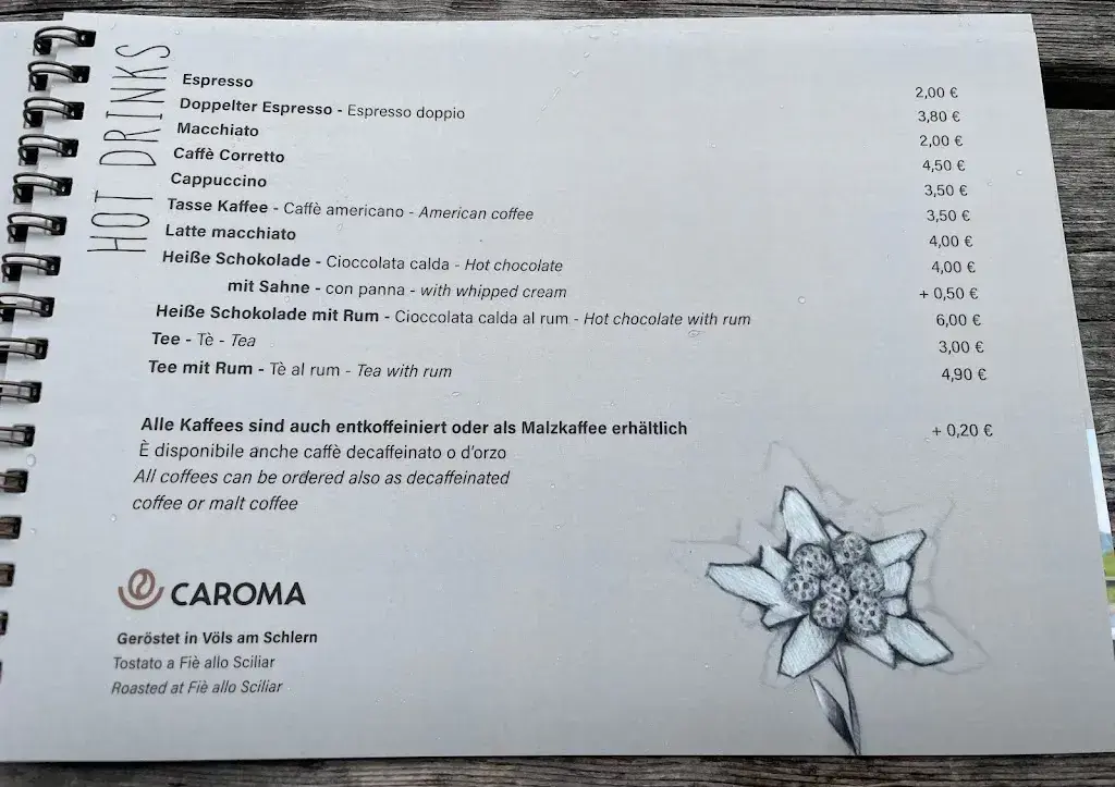 Menu_Edlweiß Hütte - Baita Edlweiß_Italy_image_3