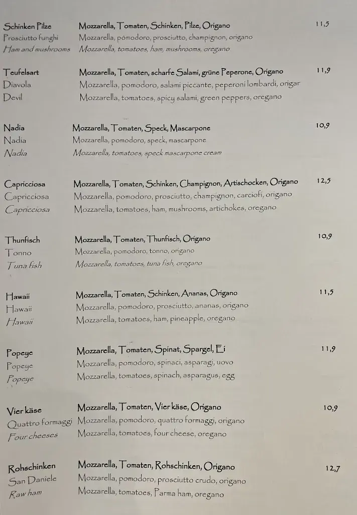 Menu_Ristorante Pizzeria Zur Alten Schmiede_Italy_image_2