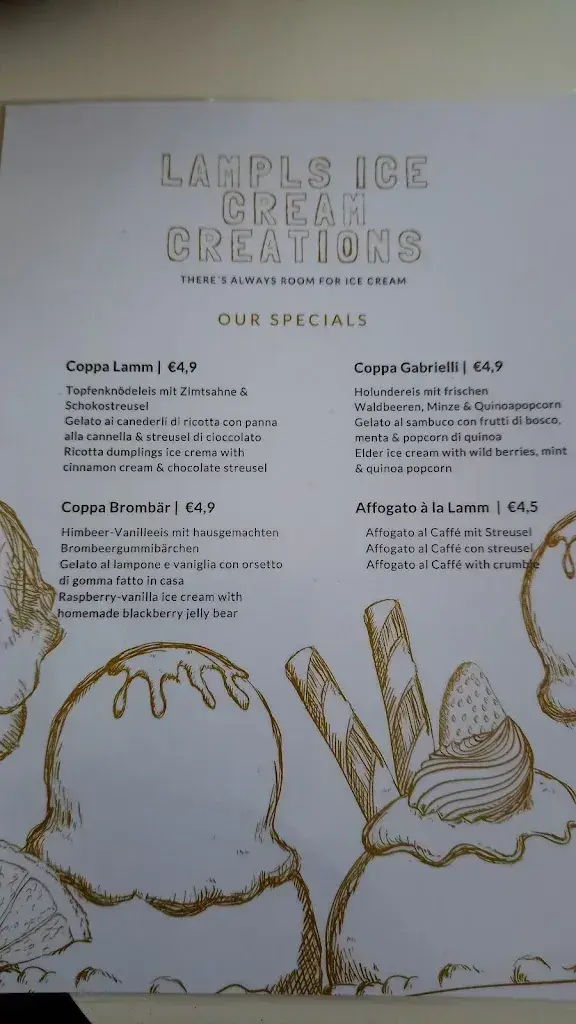 Bar Lampl Restaurant in Italy