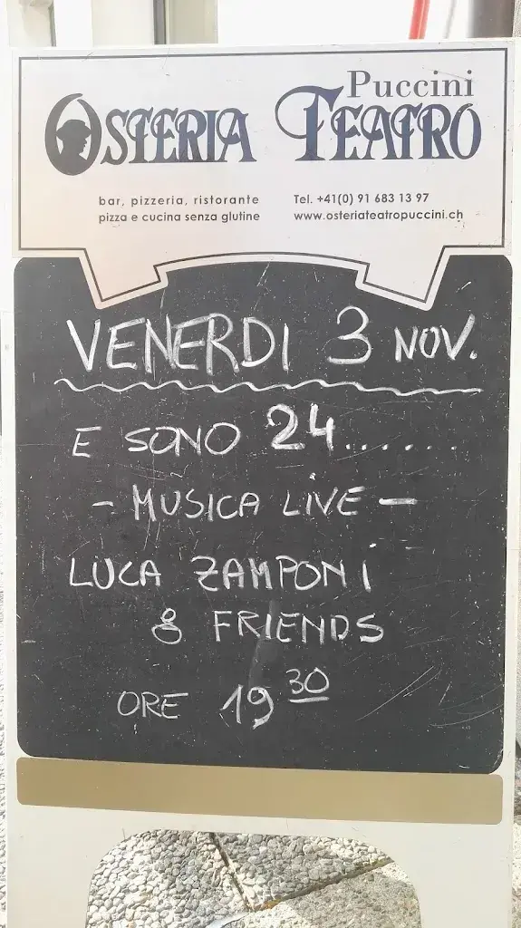 Osteria Teatro Puccini restaurant in Vacallo