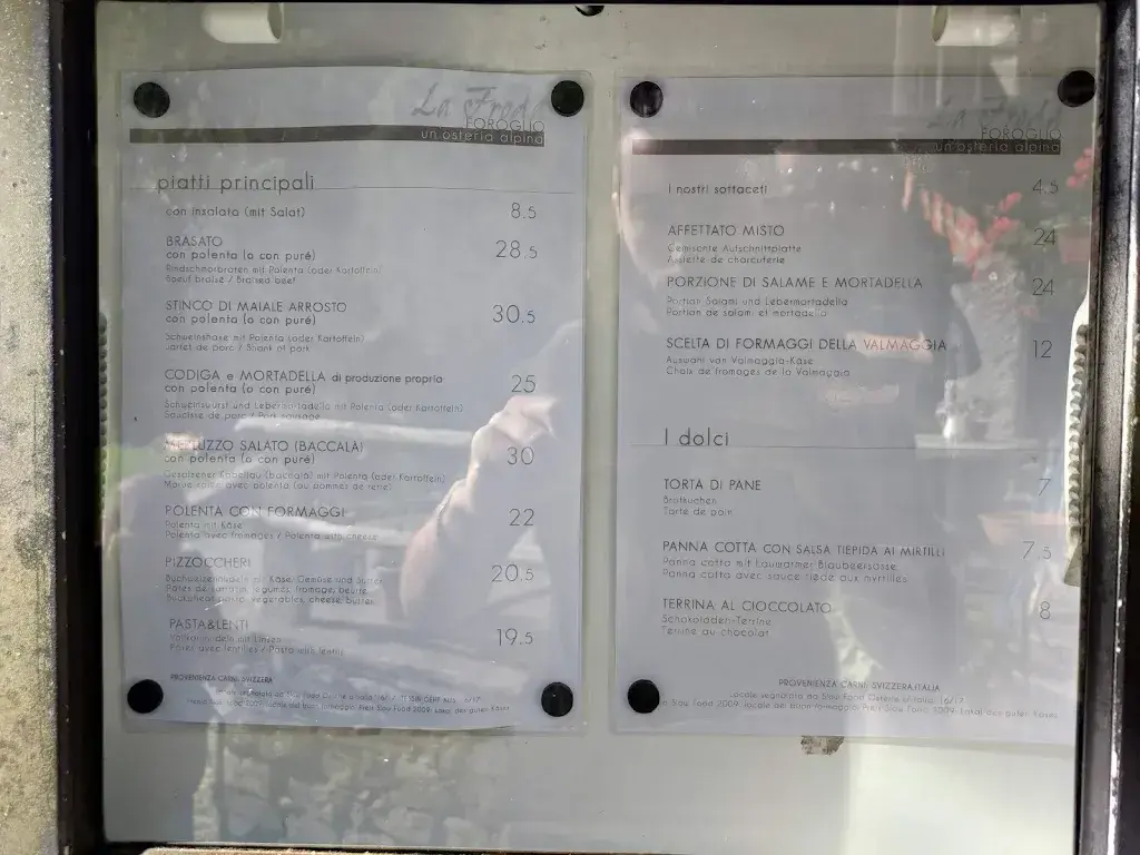 Menü_La Froda_Cevio_Bild_3