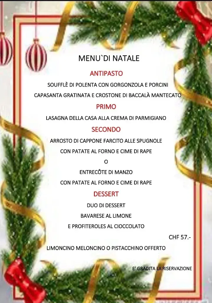 Ristorante Pizzeria Bar Red Restaurant in Biasca