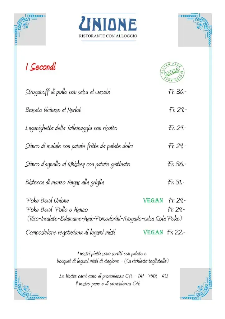 Ristorante Unione restaurante en Gordevio