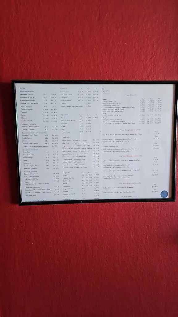 Menu_Brasserie-Restaurant La Riviera_Lausanne_image_4