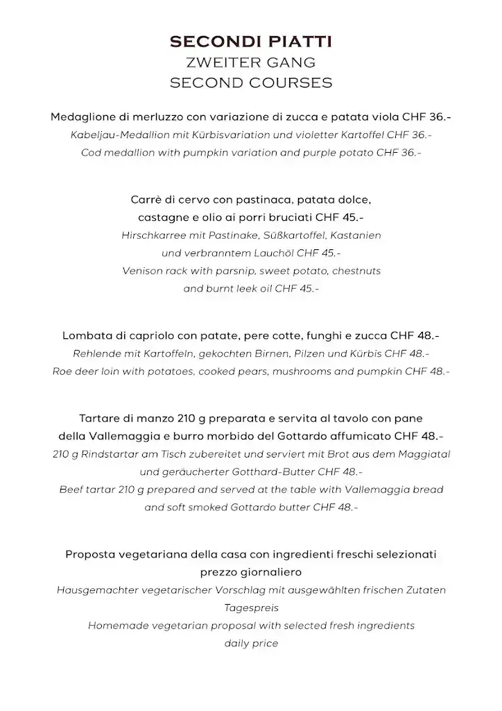 Ristorante Rodolfo restaurante en Vira (Gambarogno)