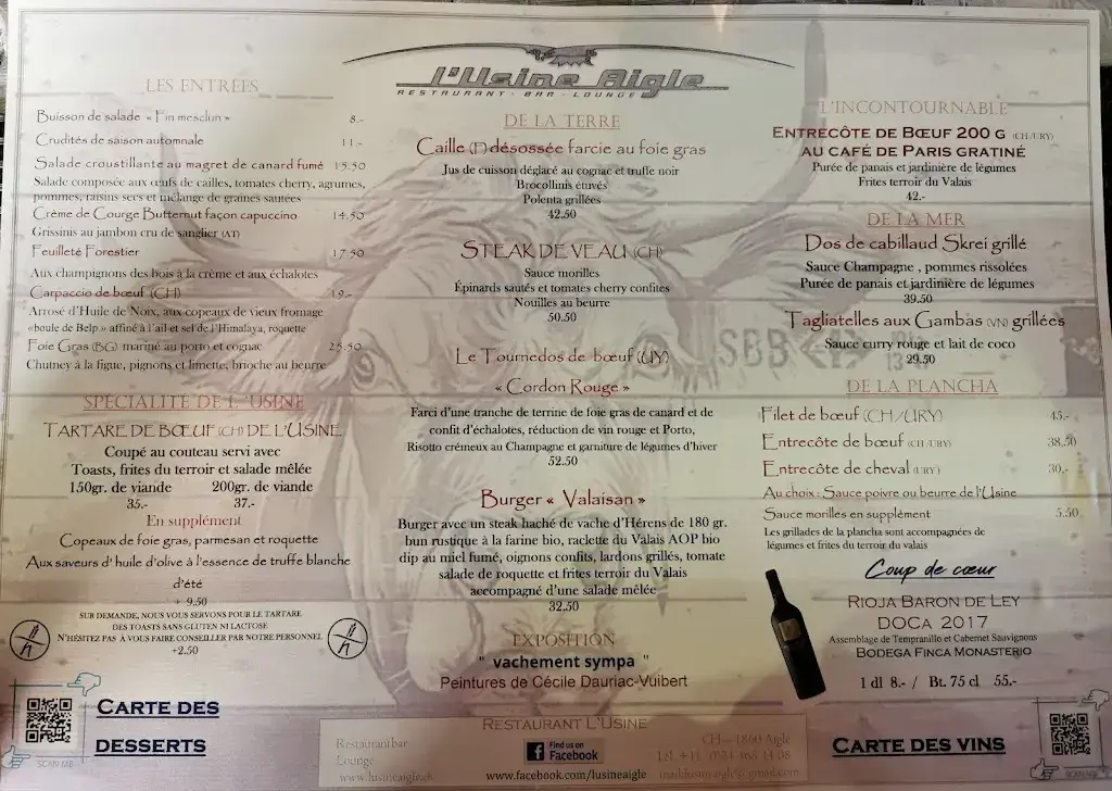 Menu_Restaurant L' Usine Aigle_Aigle_image_3