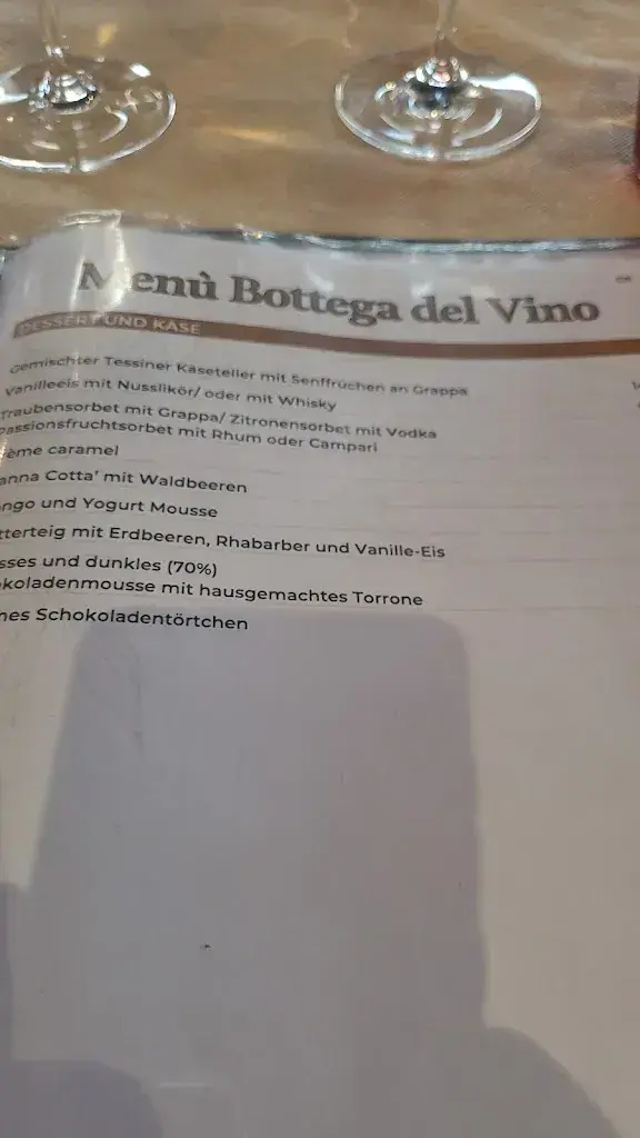 La Bottega del Vino restaurant à Locarno