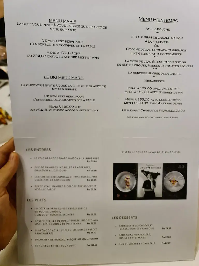 Le Café Suisse restaurant in Bex