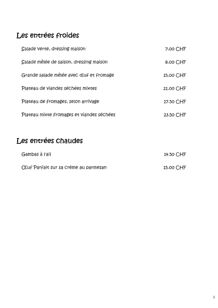 Menu_RESTAURANT :Au Soleil du Châtel_Bex_image_4