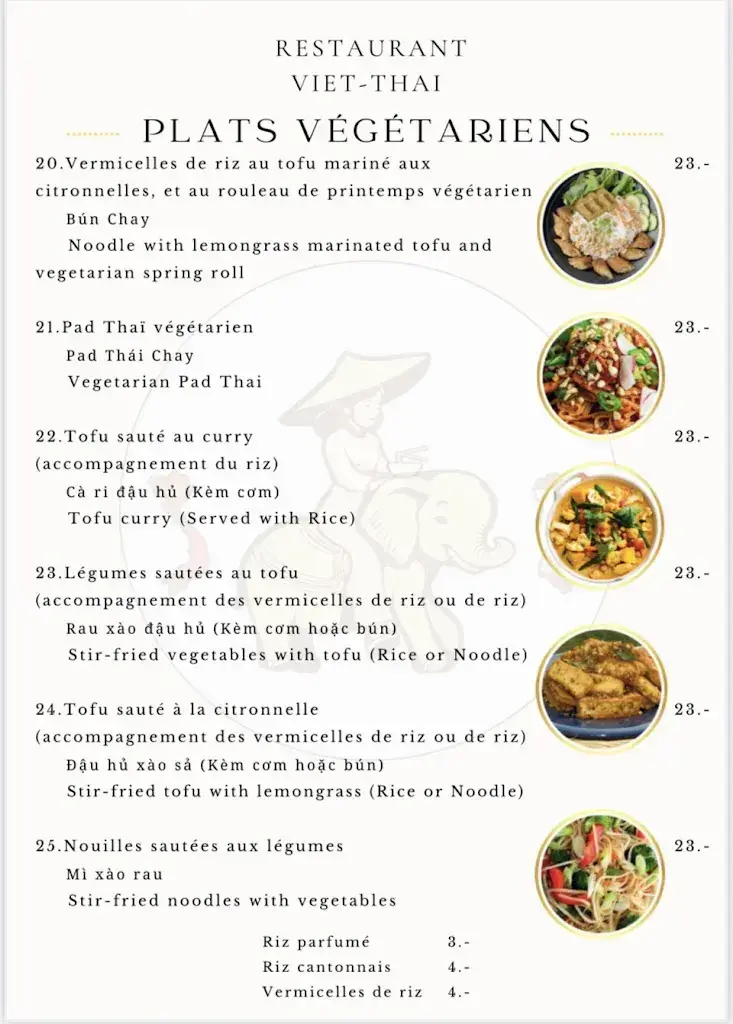 Menu_Délices D‘Asie Restaurant Viet-Thai_Bex_immagine_2