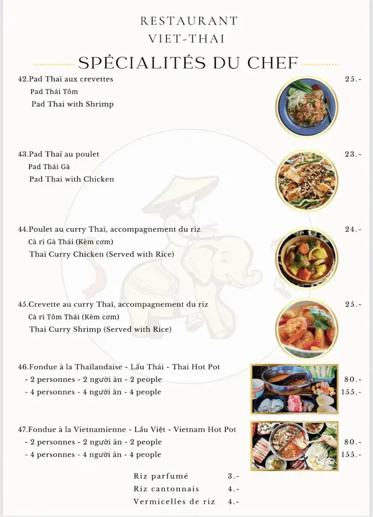 Menu_Délices D‘Asie Restaurant Viet-Thai_Bex_immagine_4