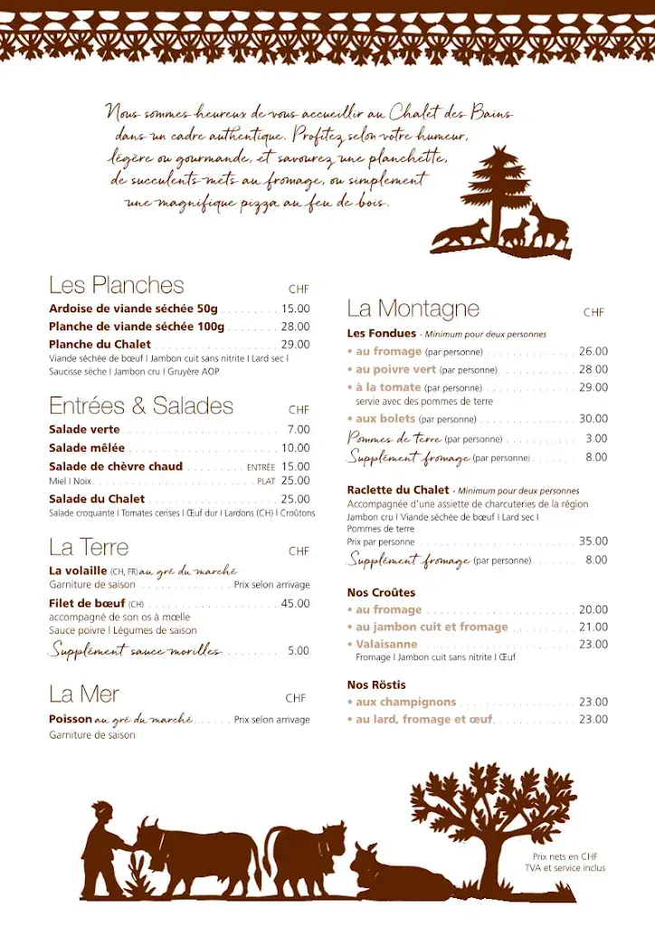 Menu_Restaurant Le Chalet des Bains_Lavey-les-Bains_image_3