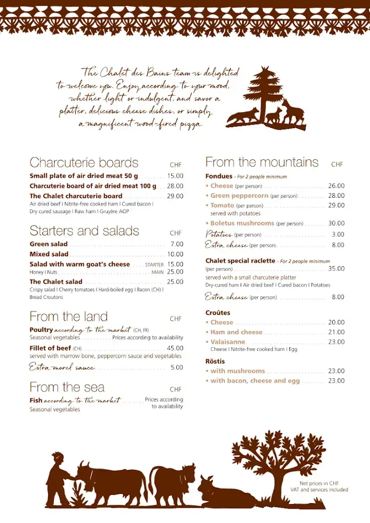 Menu_Restaurant Le Chalet des Bains_Lavey-les-Bains_image_4