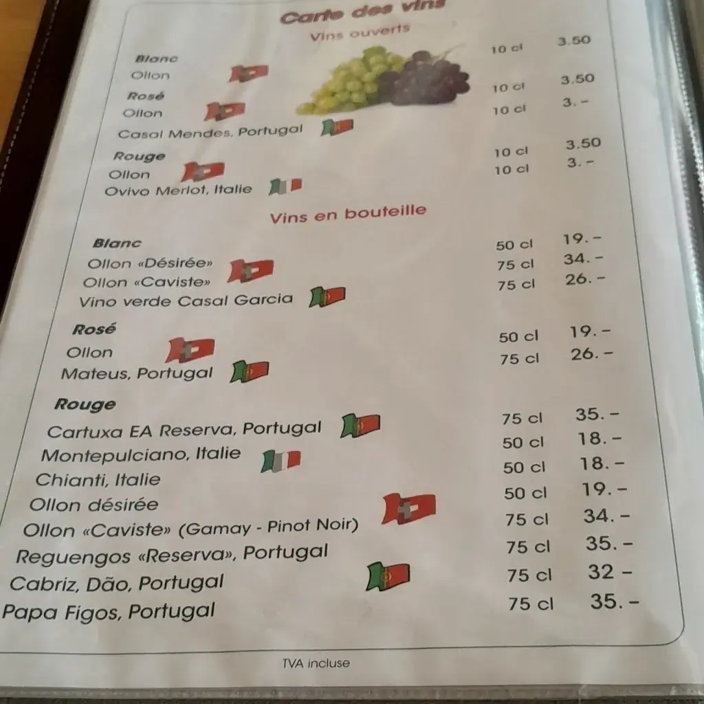 Menu_Restaurant Pasta et Basta_Ollon_image_1