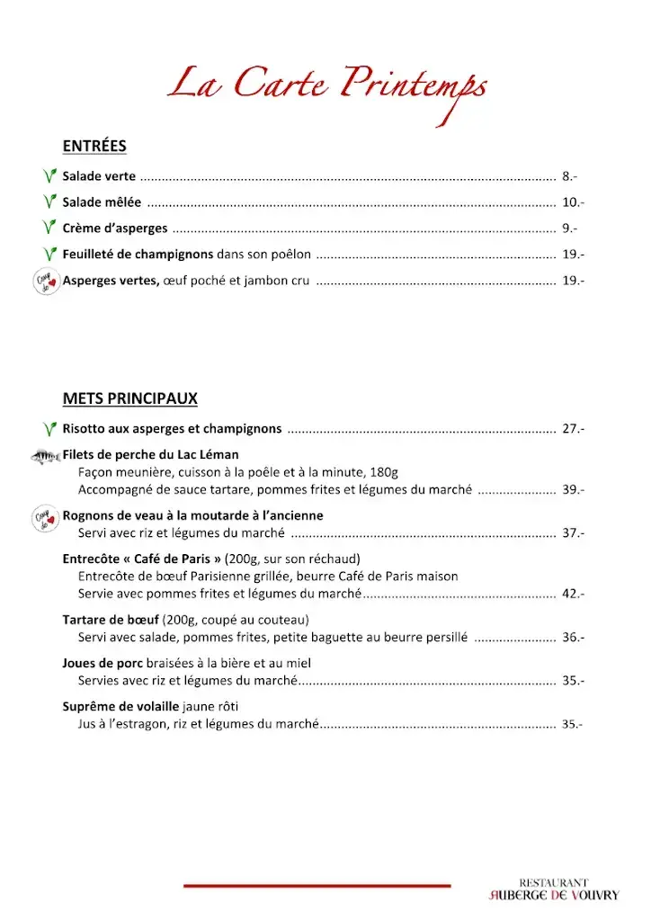 Restaurant Auberge de Vouvry_Vouvry_menu_image_1