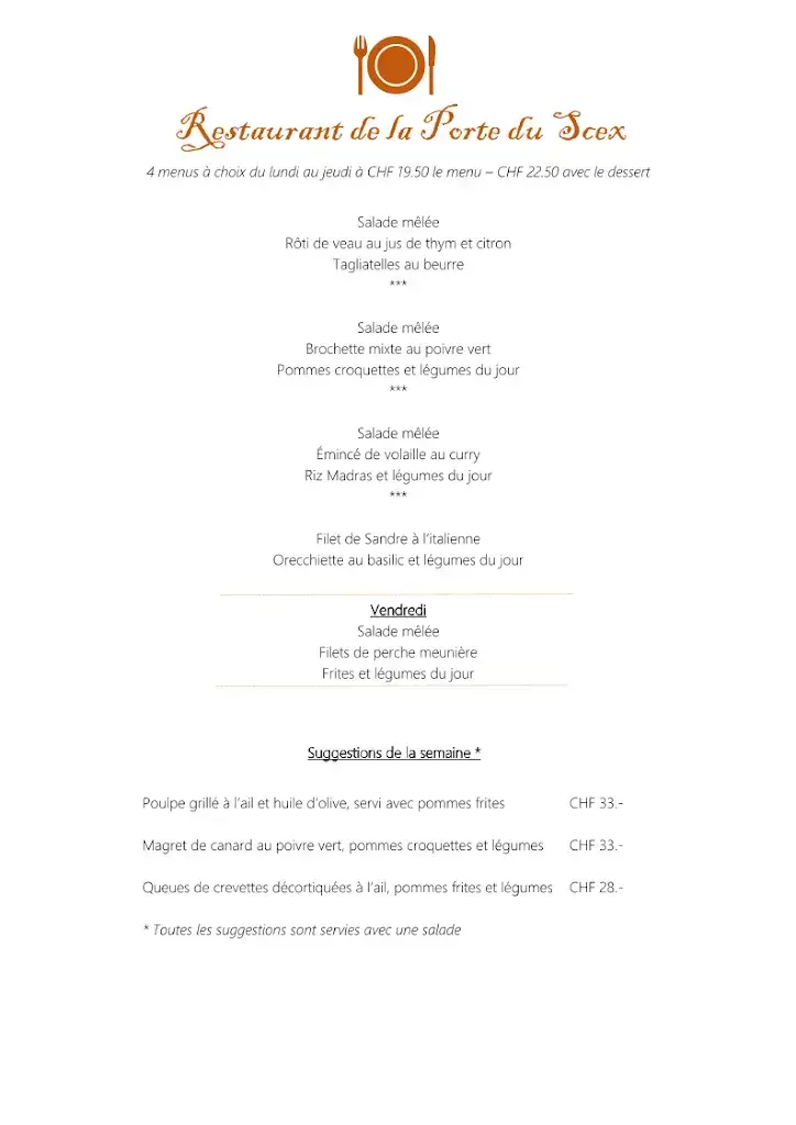 Menu_Restaurant la Porte-du-Scex_Vouvry_imagen_1