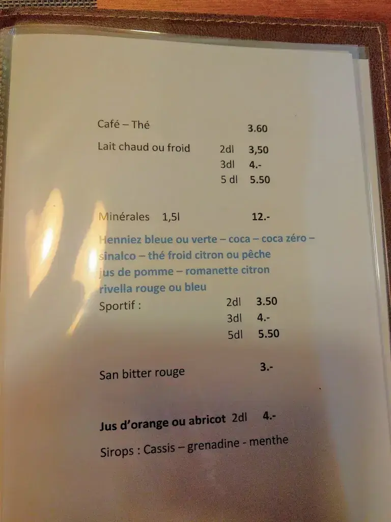 Menu_Café restaurant le Cosmos_Ormont-Dessous_image_4