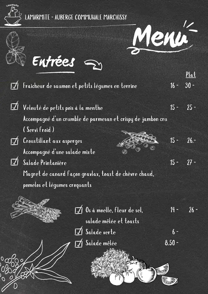 Auberge LaMarmite - Restaurant communal Marchissy restaurante en Marchissy