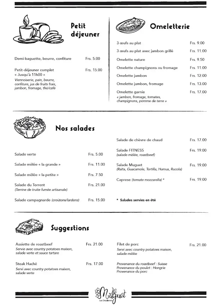 Menu_Tea Room Le Muguet_Les Diablerets_image_2