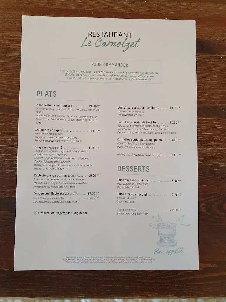 Menu_Le Carnotzet Restaurant_Les Diablerets_image_2