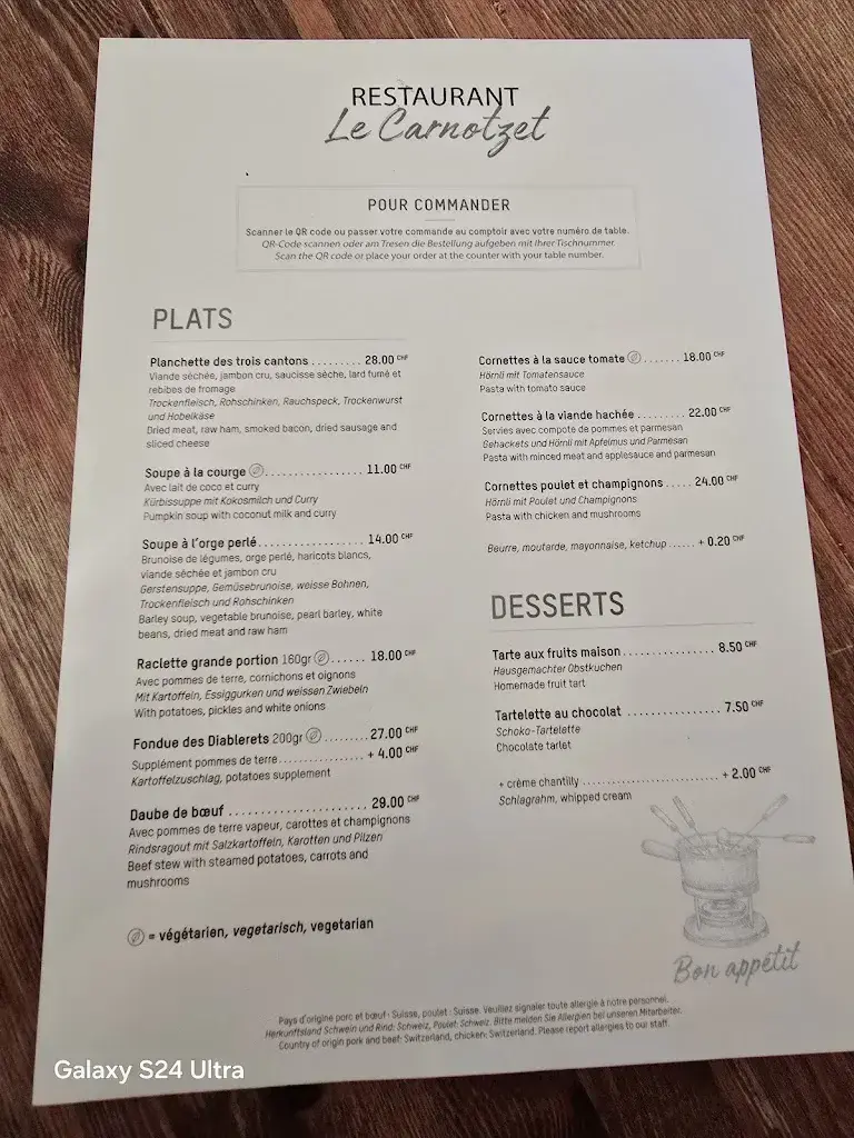 Menu_Le Carnotzet Restaurant_Les Diablerets_image_3