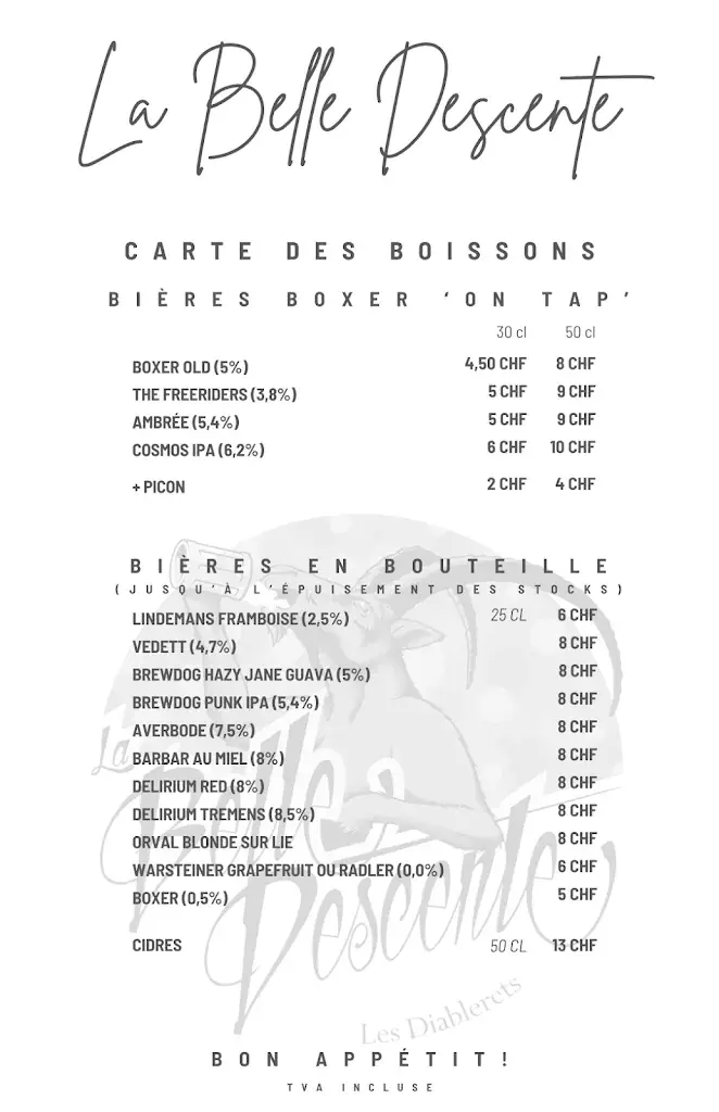 Menu_La Belle Descente_Les Diablerets_image_2