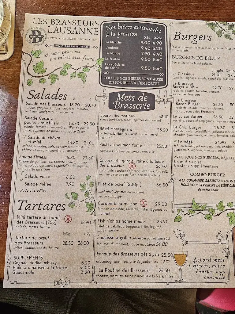 Menu_Les Brasseurs_Lausanne_image_3