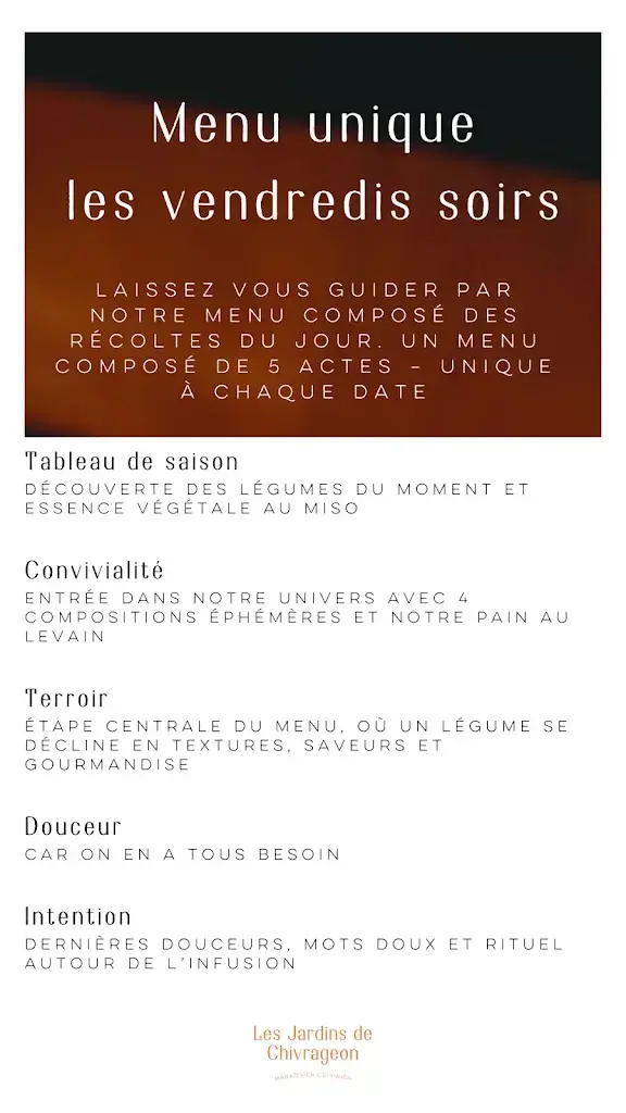 Menu_Gardens De Chivrageon_Aubonne_imagen_1