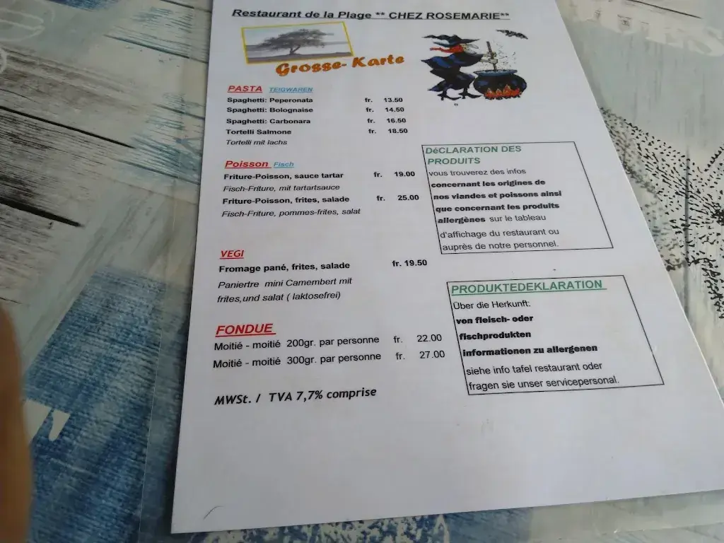 Menu_Restaurant Chez Rosemarie_Bellerive_image_3