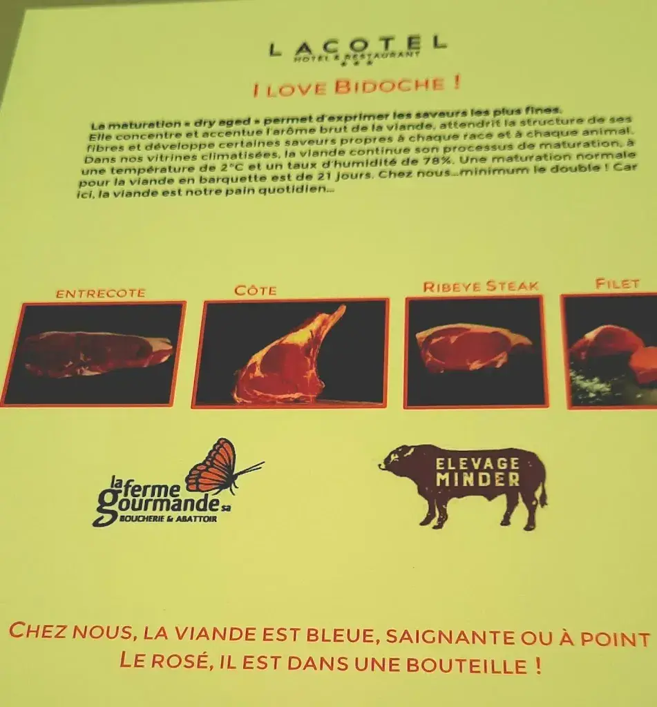 Menu_Hôtel Restaurant Lacotel_Avenches_immagine_2