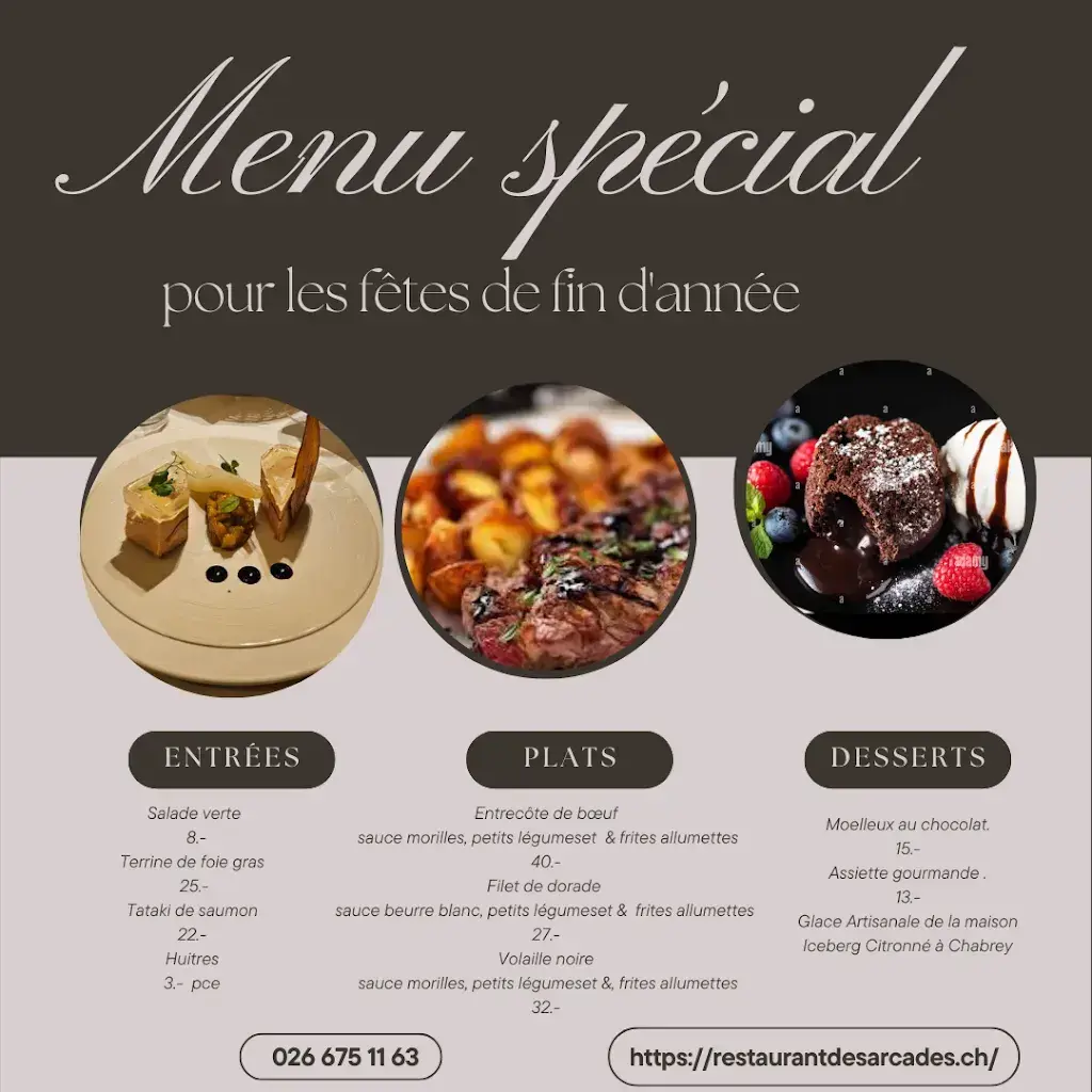 Restaurant des Arcades_Avenches_menu_image_1