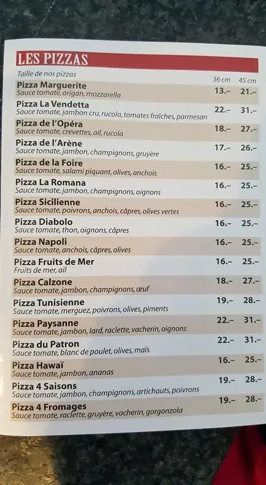 La Vendetta restaurant à Avenches